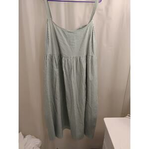 Ava and Viv sleeveless cotton blend sundress, size 3X